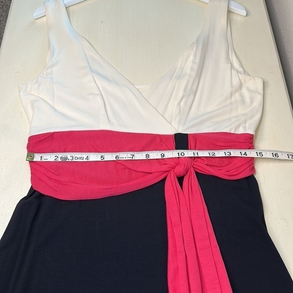 Karen Alexander Surplice Neckline Dress Size Large - Picture 7 of 8